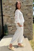 Laundry B Avery Crochet Top White - 